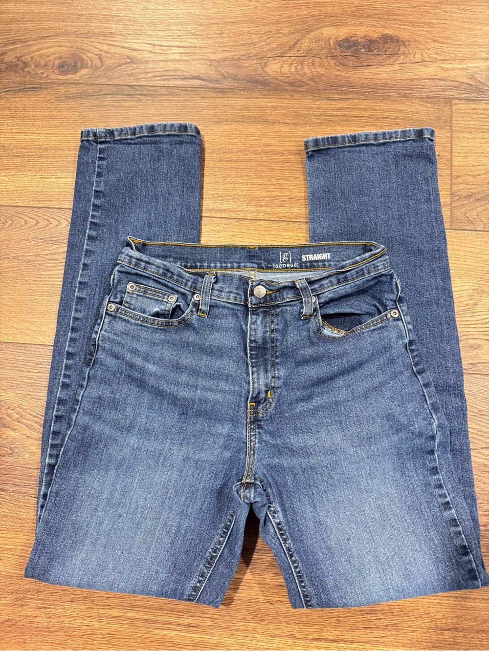 George Straight Fit Men’s Jeans - Blue